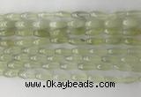 CCB817 15.5 inches 5*12mm rice New jade gemstone beads wholesale