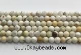 CCB820 15.5 inches 8mm round ivory jasper gemstone beads wholesale