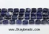 CCB889 11*15mm-12*16mm faceted cuboid sodalite beads wholesale