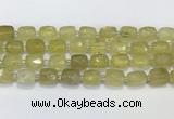 CCB895 11*15mm-12*16mm faceted cuboid quartz beads wholesale