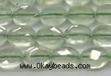 CCB916 15.5 inches 6*8mm faceted oval prehnite beads