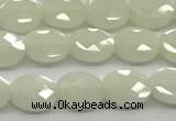 CCB919 15.5 inches 6*8mm faceted oval luminous beads