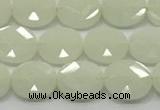 CCB933 15.5 inches 8*10mm faceted oval luminous beads