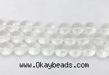 CCBS08 15 inches 16mm faceted round white crystal beads wholesale  CCBS08 15 inches 16mm faceted round white crystal beads wholesale