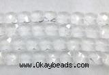 CCBS17 15 inches 16mm faceted square white crystal beads wholesale CCBS17 15 inches 16mm faceted square white crystal beads wholesale