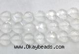 CCBS30 15 inches 18mm faceted heart white crystal beads wholesale CCBS30 15 inches 18mm faceted heart white crystal beads wholesale