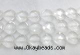 CCBS31 15 inches 20mm faceted heart white crystal beads wholesale CCBS31 15 inches 20mm faceted heart white crystal beads wholesale