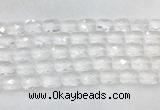 CCBS35 15 inches 12*16mm faceted rectangle white crystal beads wholesale CCBS35 15 inches 12*16mm faceted rectangle white crystal beads wholesale