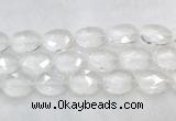 CCBS43 15 inches 15*20mm faceted oval white crystal beads wholesale CCBS43 15 inches 15*20mm faceted oval white crystal beads wholesale