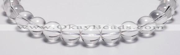 CCC05 15 inches 16mm round white crystal beads Wholesale