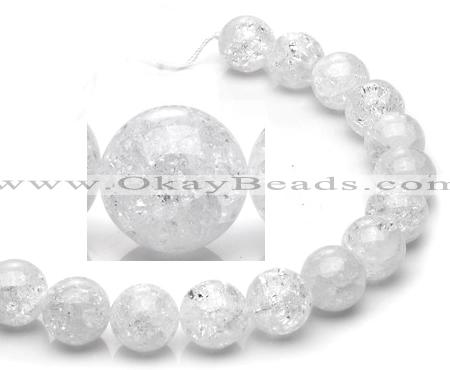 CCC19 18mm round grade A white crystal beads Wholesale