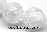 CCC20 20mm round grade A white crystal beads Wholesale