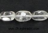 CCC222 10*16mm nugget grade AB natural white crystal beads