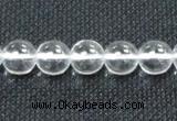 CCC278 15.5 inches 8mm round A grade natural white crystal beads