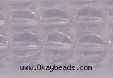 CCC623 15.5 inches 10mm faceted round natural white crystal beads