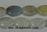 CCE14 15.5 inches 13*18mm oval natural celestite gemstone beads