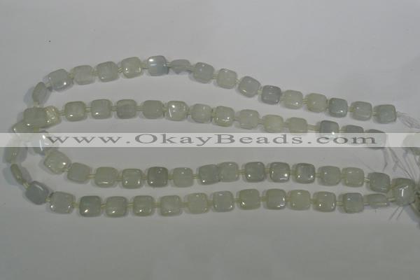 CCE16 15.5 inches 10*10mm square natural celestite gemstone beads