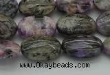 CCG102 15.5 inches 12*16mm oval charoite gemstone beads