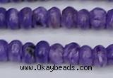 CCG121 15.5 inches 4*7mm rondelle charoite gemstone beads