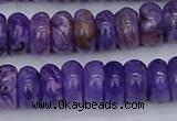 CCG122 15.5 inches 5*9mm rondelle charoite gemstone beads