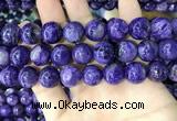 CCG146 15.5 inches 13mm round charoite gemstone beads