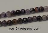 CCG25 15.5 inches 6mm round natural charoite gemstone beads