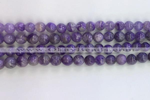 CCG301 15.5 inches 6mm round natural charoite gemstone beads