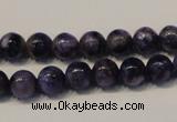 CCG31 15.5 inches 8mm round natural charoite gemstone beads