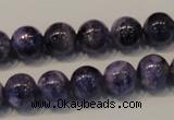 CCG32 15.5 inches 10mm round natural charoite gemstone beads