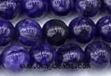 CCG325 15 inches 6mm round dyed charoite beads