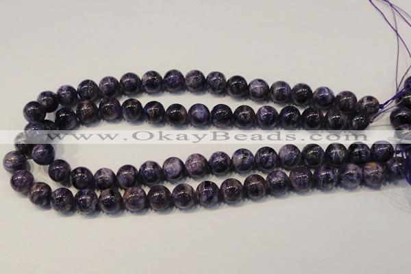 CCG33 15.5 inches 12mm round natural charoite gemstone beads