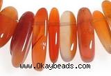 CCH07 16 inches red onyx chips gemstone beads wholesale