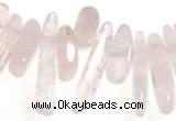 CCH10 16 inches rose quartz chips gemstone beads wholesale