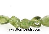 CCH17 16 inches green peridot chips gemstone beads wholesale