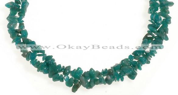 CCH21 34 inches amazonite chips gemstone beads wholesale