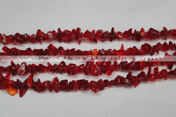 CCH238 34 inches 5*8mm synthetic crystal chips beads wholesale