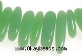 CCH24 16 inches green jade chips gemstone beads wholesale