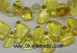 CCH313 15.5 inches 10*15mm synthetic citrine chips beads wholesale