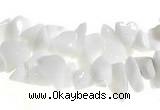 CCH32 35 inches white stone chips gemstone beads wholesale