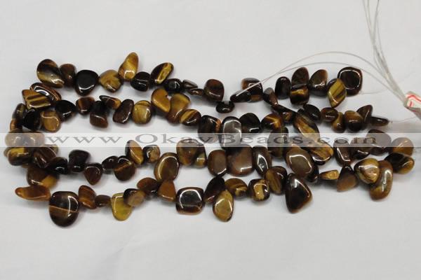 CCH327 15.5 inches 10*15mm tiger eye chips gemstone beads wholesale