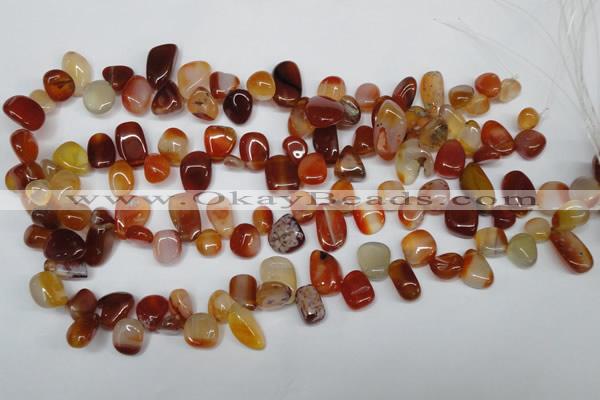 CCH333 15.5 inches 10*15mm red agate chips gemstone beads wholesale