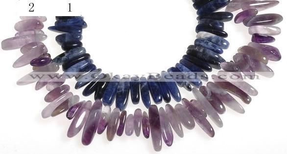 CCH34 16 inches purple & blue sodalite chips beads wholesale