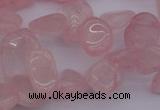 CCH611 15.5 inches 6*8mm - 10*14mm rose quartz chips gemstone beads