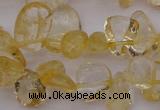 CCH612 15.5 inches 6*8mm - 10*14mm citrine chips gemstone beads