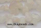 CCH624 15.5 inches 6*8mm - 10*14mm white moonstone chips beads