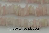 CCH656 15.5 inches 5*8mm - 6*10mm morganite gemstone chips beads