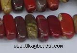 CCH716 15.5 inches 5*10mm - 5*15mm apple jasper chips beads