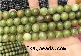 CCJ333 15.5 inches 10mm round green China jade beads wholesale