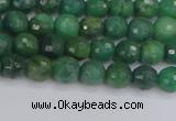 CCJ410 15.5 inches 4mm faceted round west African jade beads