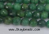 CCJ411 15.5 inches 6mm faceted round west African jade beads